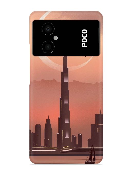 Landmark Burj Khalifa Snap Case for Poco M4 (5G) Zapvi