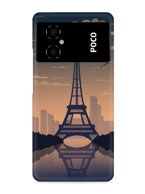 France Paris Eiffel Tower Gradient Snap Case for Poco M4 (5G) Zapvi