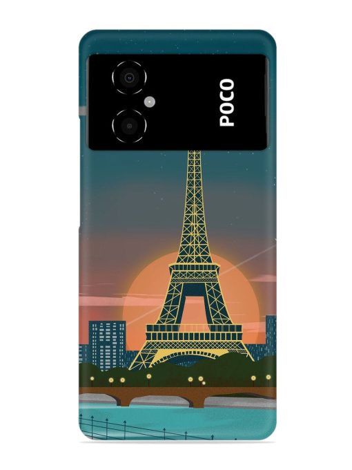 Scenery Architecture France Paris Snap Case for Poco M4 (5G) Zapvi