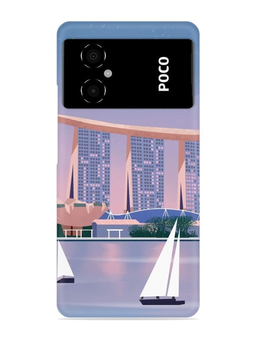 Singapore Scenery Architecture Snap Case for Poco M4 (5G) Zapvi