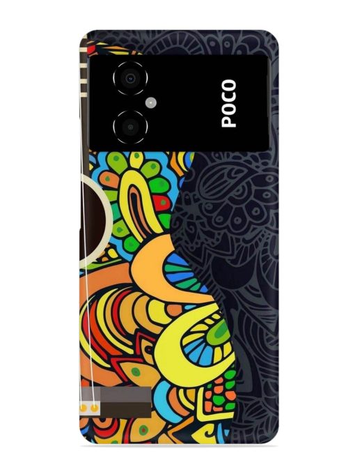 Guitar Vector Art Snap Case for Poco M4 (5G) Zapvi