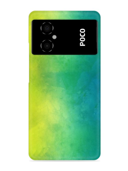 Yellow Green Gradient Snap Case for Poco M4 (5G)