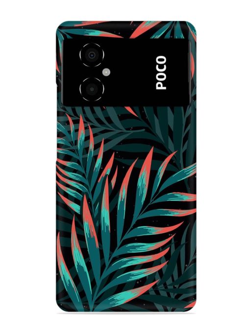 Green Leaf Art Snap Case for Poco M4 (5G) Zapvi