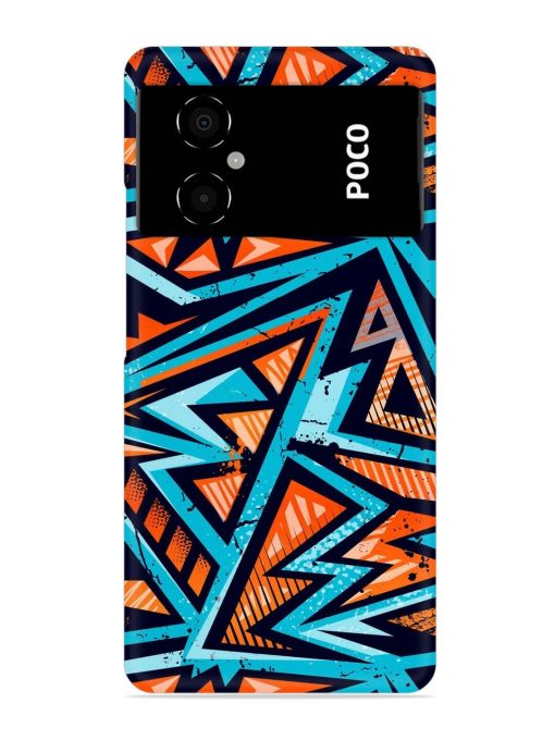 Abstract Seamless Grunge Snap Case for Poco M4 (5G)