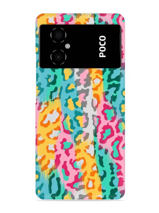 Seamless Vector Colorful Snap Case for Poco M4 (5G)