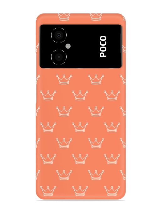 Hand Drawn Crown Snap Case for Poco M4 (5G) Zapvi