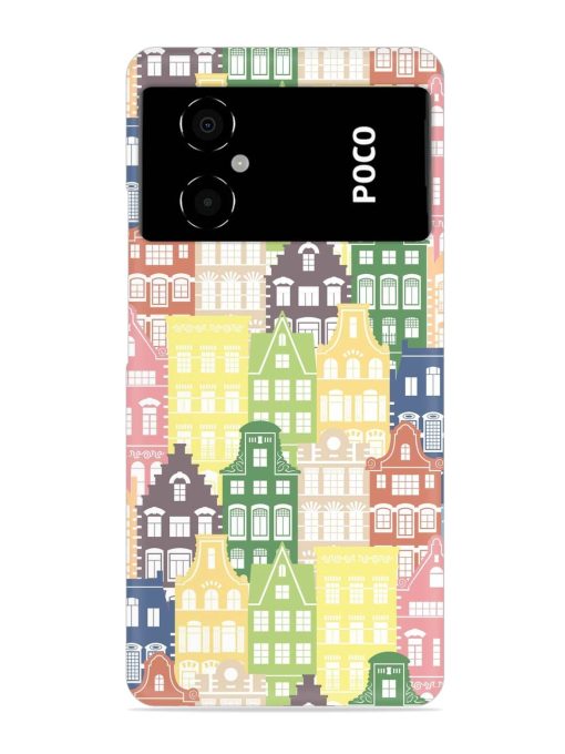 Seamless Shapes Pattern Snap Case for Poco M4 (5G) Zapvi