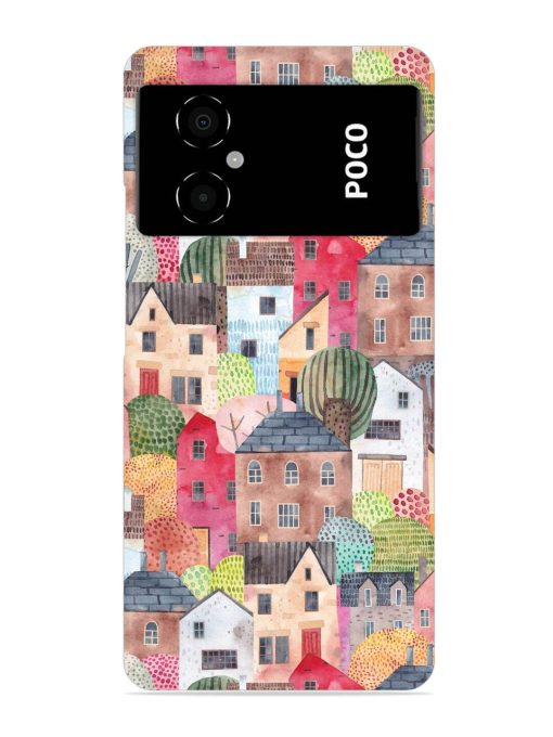 Abstract Seamless Pattern Snap Case for Poco M4 (5G) Zapvi