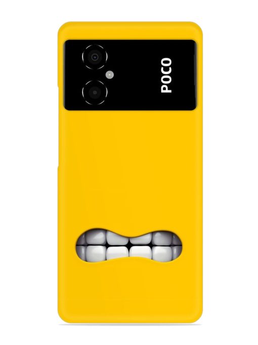 Mouth Character On Snap Case for Poco M4 (5G) Zapvi