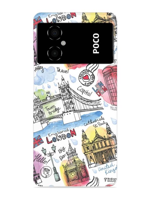 Vector London Landmark Snap Case for Poco M4 (5G)