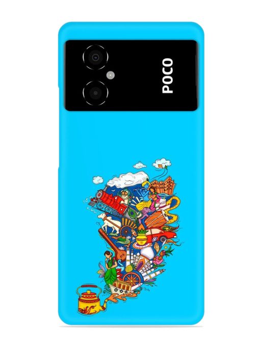 Vector Design Indian Snap Case for Poco M4 (5G) Zapvi