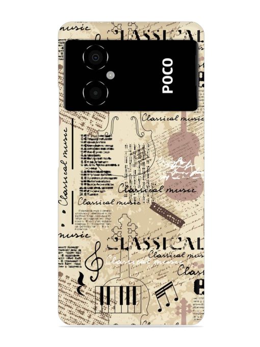 Classical Music Lpattern Snap Case for Poco M4 (5G) Zapvi