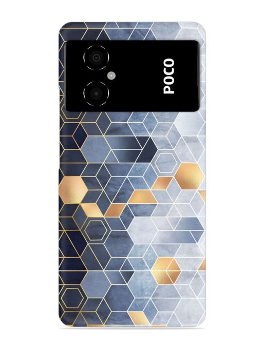 Geometric Abstraction Hexagons Snap Case for Poco M4 (5G) Zapvi