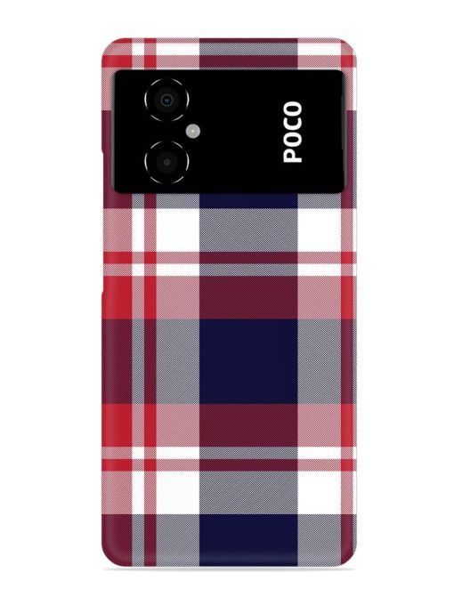 Classic Plaid Tartan Snap Case for Poco M4 (5G)