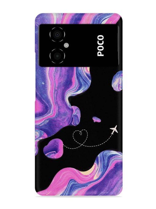 Glitter Art Snap Case for Poco M4 (5G)