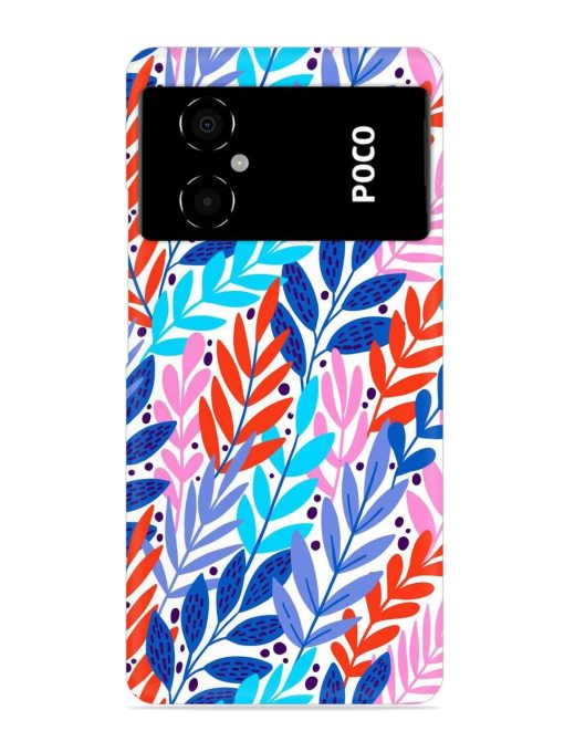 Bright Floral Tropical Snap Case for Poco M4 (5G) Zapvi