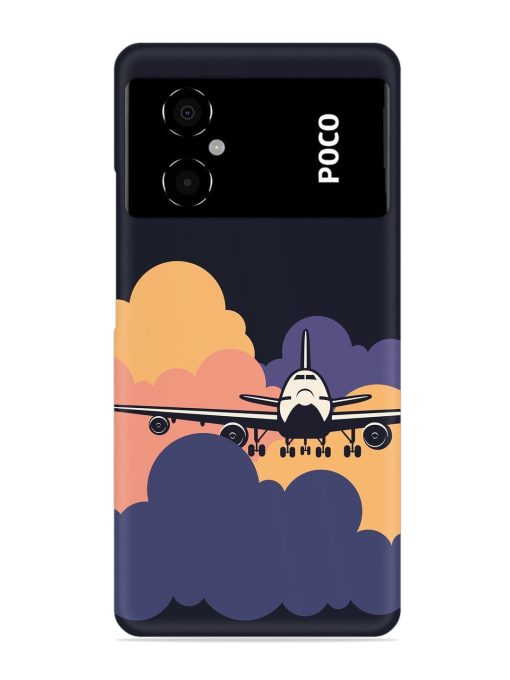 Aeroplane vector Snap Case for Poco M4 (5G) Zapvi