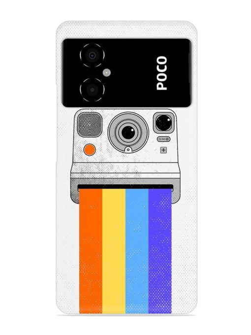 Retro Camera Art Snap Case for Poco M4 (5G) Zapvi