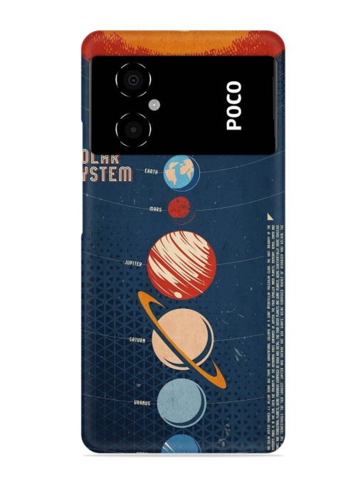 Solar System Vector Snap Case for Poco M4 (5G)