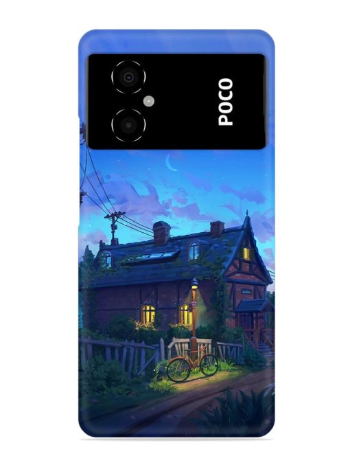 Beautiful Village House Snap Case for Poco M4 (5G)