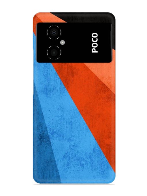 Modern Matte Abstract Snap Case for Poco M4 (5G)