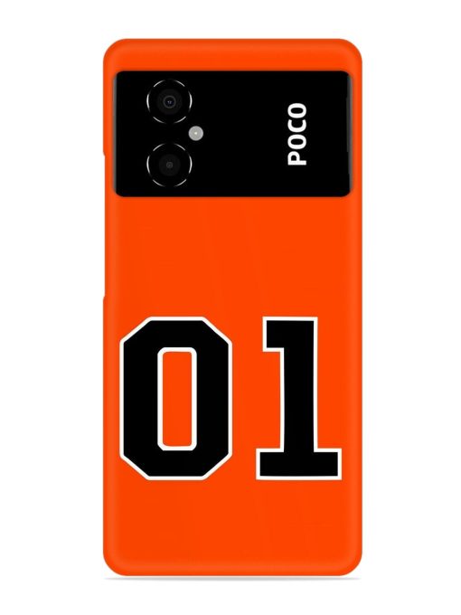 01 Number Snap Case for Poco M4 (5G)