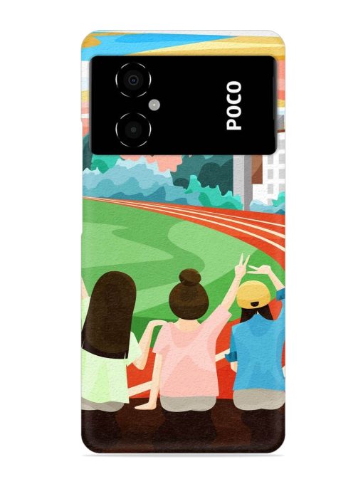 School Playground Snap Case for Poco M4 (5G)