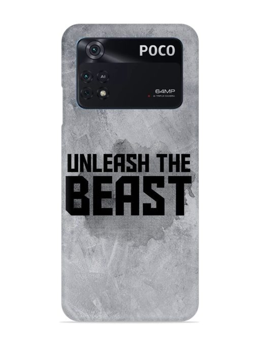 Unleash The Beast Snap Case for Poco M4 Pro (4G) Zapvi