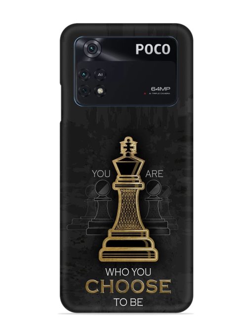 You Are Who Choose To Be Snap Case for Poco M4 Pro (4G) Zapvi