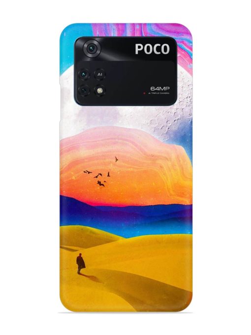 Sandy Desert Snap Case for Poco M4 Pro (4G) Zapvi