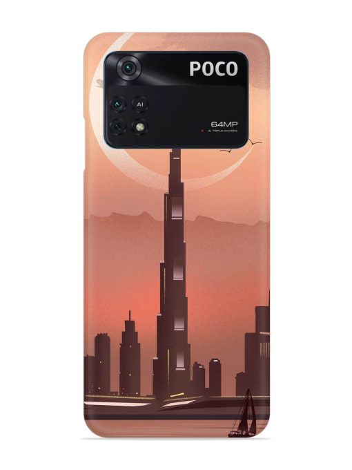 Landmark Burj Khalifa Snap Case for Poco M4 Pro (4G) Zapvi