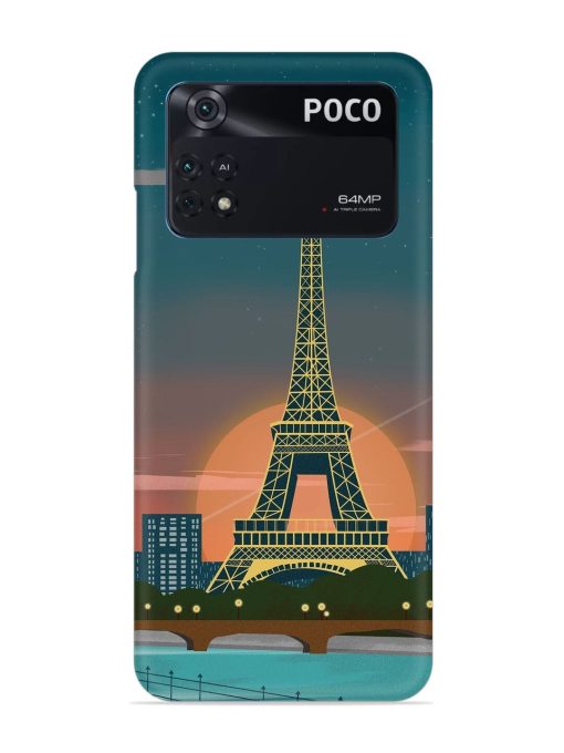 Scenery Architecture France Paris Snap Case for Poco M4 Pro (4G) Zapvi