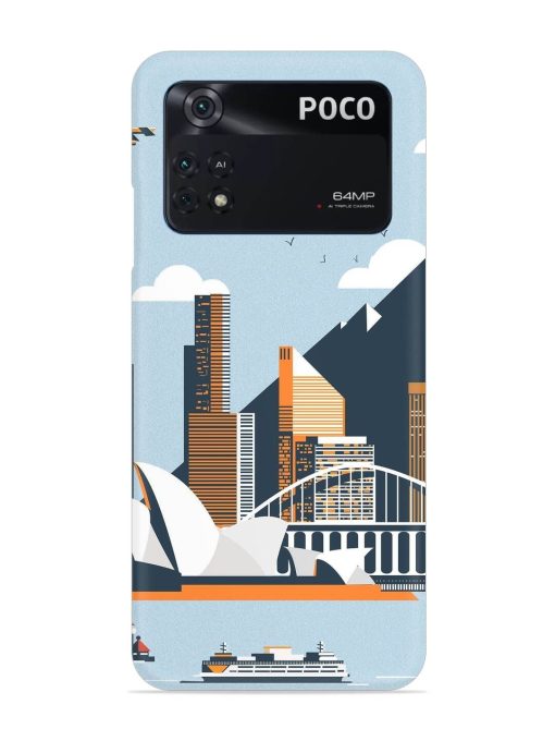 Sydney Opera Landscape Snap Case for Poco M4 Pro (4G) Zapvi