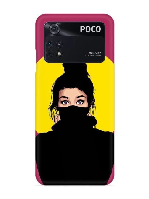 Girly Vector Snap Case for Poco M4 Pro (4G) Zapvi