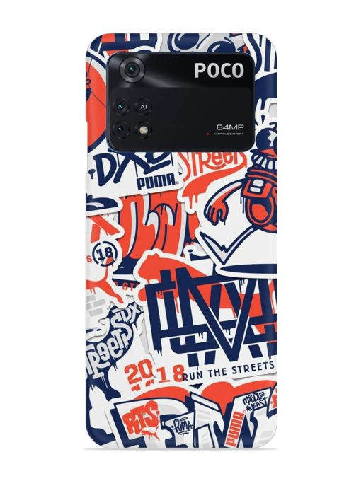 Run The Street Snap Case for Poco M4 Pro (4G) Zapvi