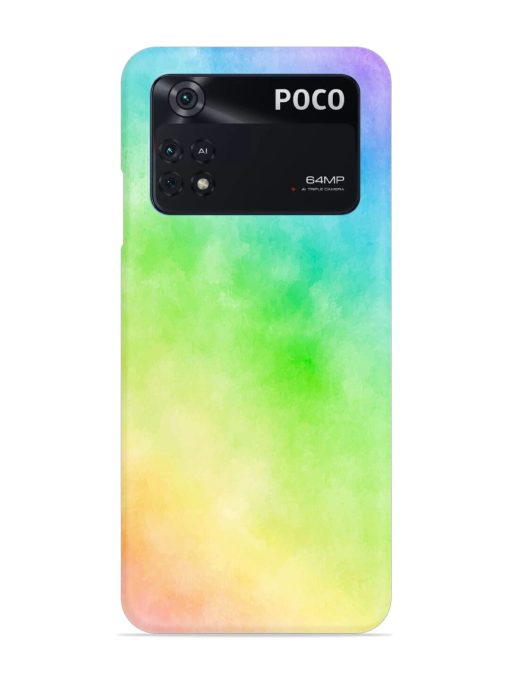 Watercolor Mixture Snap Case for Poco M4 Pro (4G) Zapvi