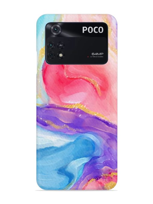 Watercolor Gradient Snap Case for Poco M4 Pro (4G) Zapvi