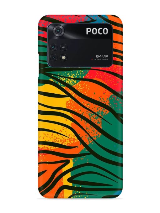 Bright Colorful Snap Case for Poco M4 Pro (4G) Zapvi