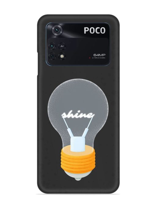 Bulb Background Snap Case for Poco M4 Pro (4G) Zapvi