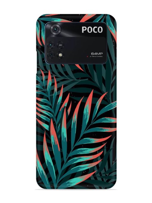 Green Leaf Art Snap Case for Poco M4 Pro (4G) Zapvi