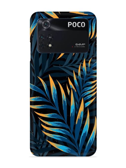 Abstract Leaf Art Snap Case for Poco M4 Pro (4G) Zapvi