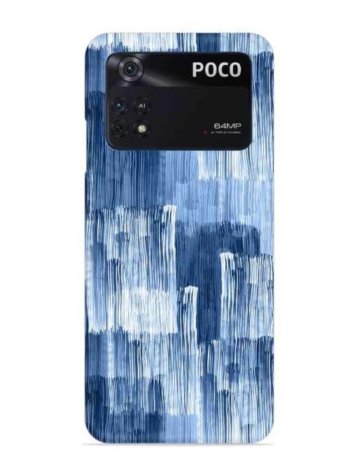 Abstract Pattern Stripes Snap Case for Poco M4 Pro (4G) Zapvi