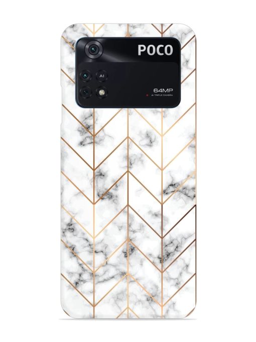 Vector Marble Texture Snap Case for Poco M4 Pro (4G) Zapvi