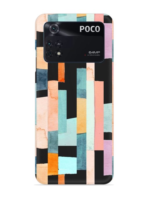 Geometric Seamless Pattern Snap Case for Poco M4 Pro (4G) Zapvi