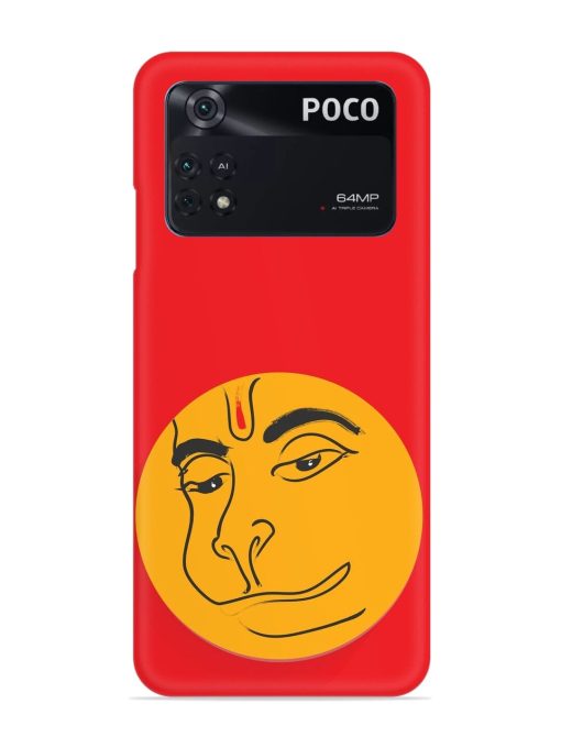 Lord Hanuman Vector Snap Case for Poco M4 Pro (4G) Zapvi