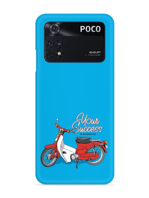 Motorcycles Image Vector Snap Case for Poco M4 Pro (4G) Zapvi