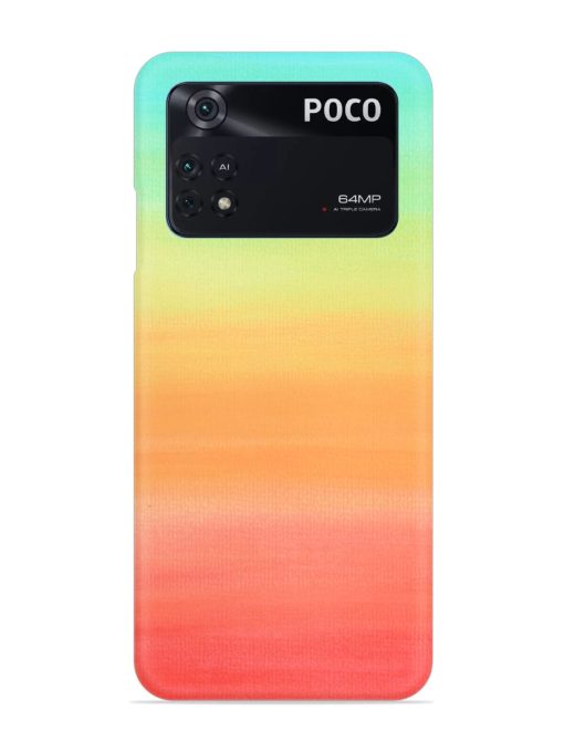 Background Sky Watercolor Snap Case for Poco M4 Pro (4G) Zapvi