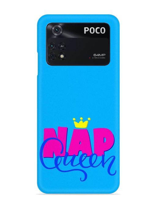 Nap Queen Quote Snap Case for Poco M4 Pro (4G) Zapvi