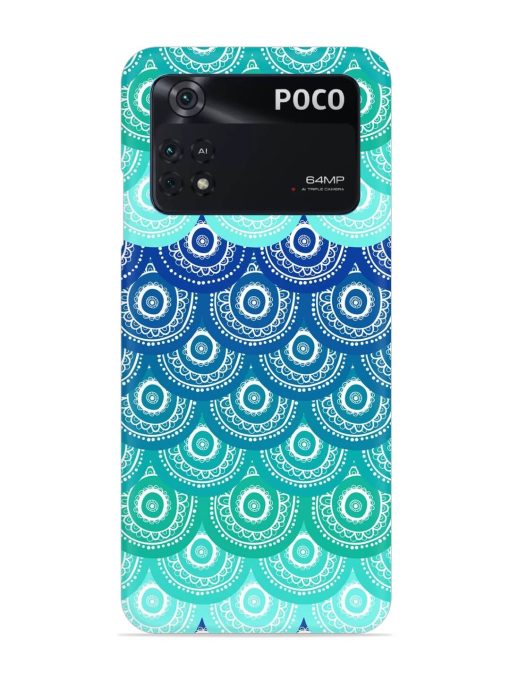 Ethnic Seamless Pattern Snap Case for Poco M4 Pro (4G) Zapvi