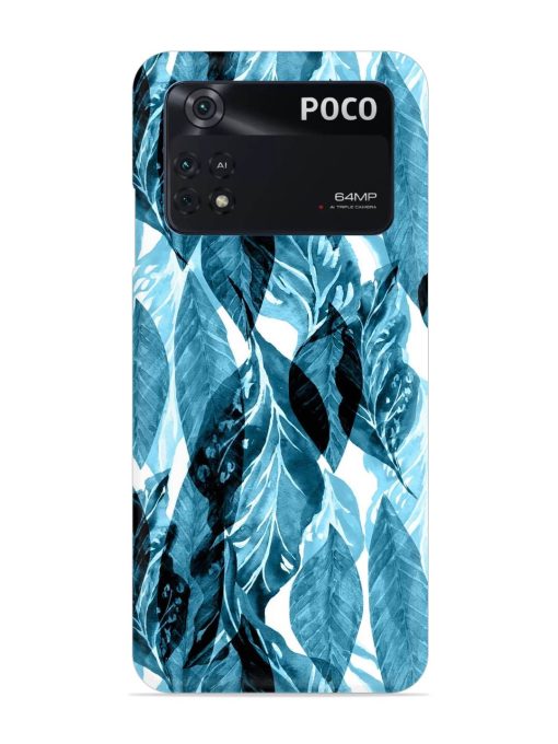 Leaves Pattern Jungle Snap Case for Poco M4 Pro (4G) Zapvi